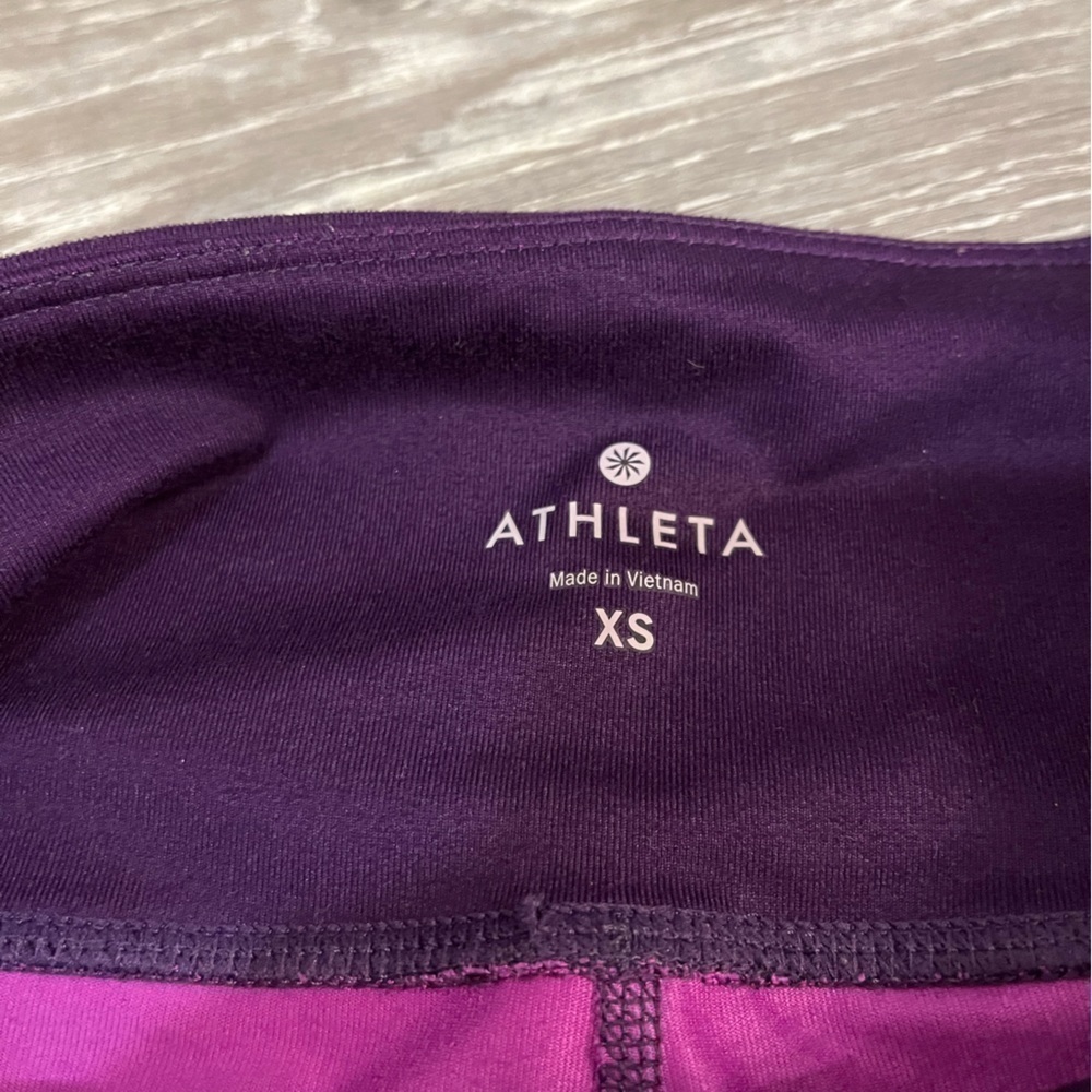 Athleta Chaturanga purple Ombré Size XS - Picture 6 of 8